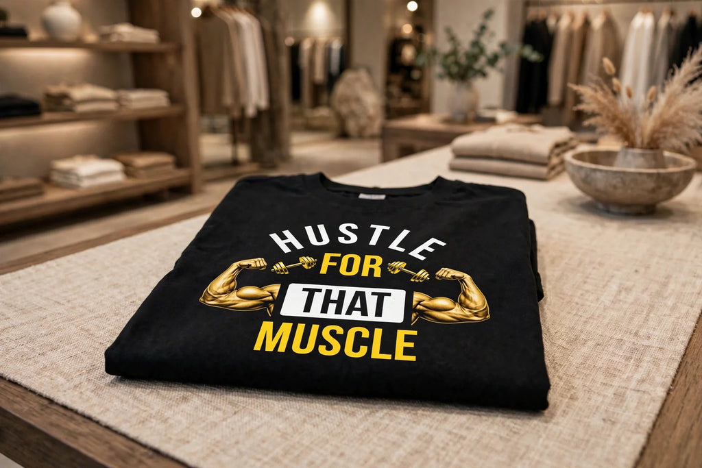 Pineberry Hustle For that muscle Oversized Tee