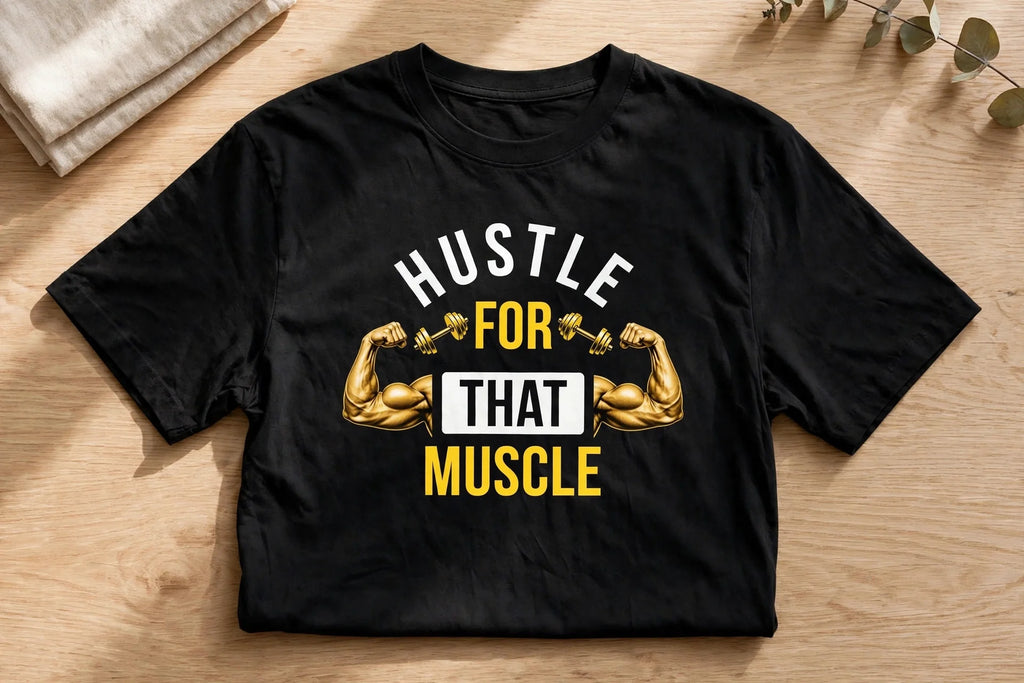 Pineberry Hustle For that muscle Oversized Tee