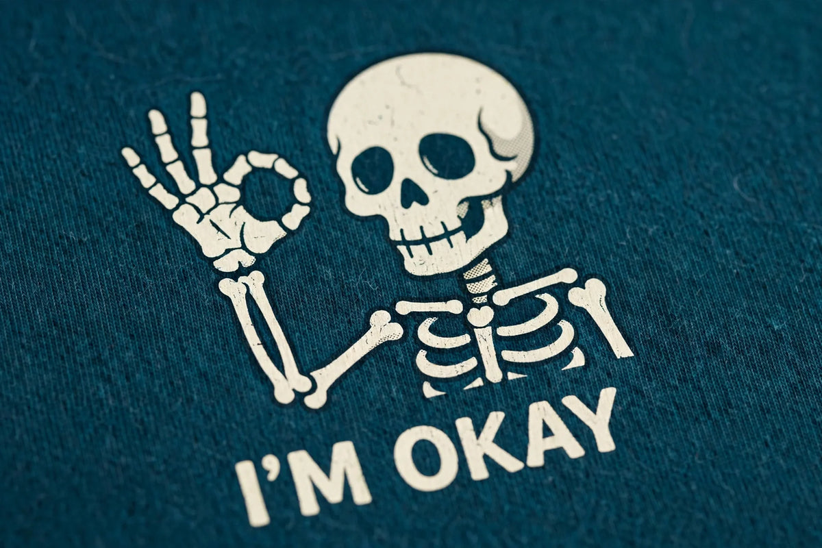 Pineberry I'm Okay Half Sleeve Tee