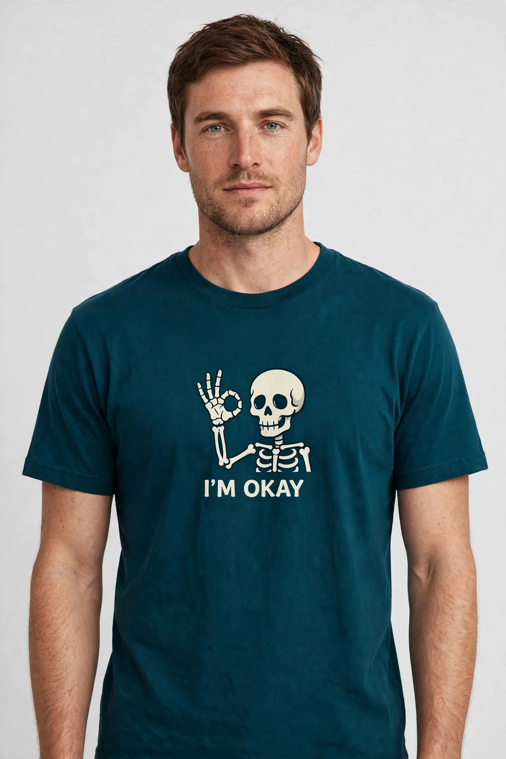 Pineberry I'm Okay Half Sleeve Tee