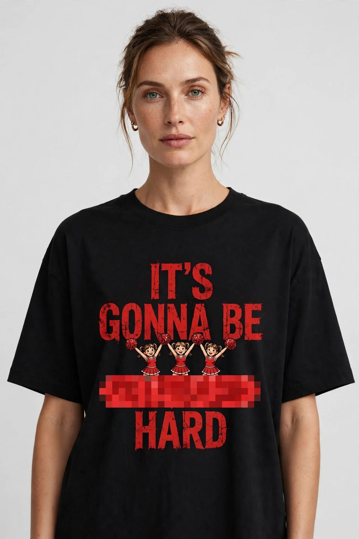 Pineberry It's Gonna be Hard Oversized Tee