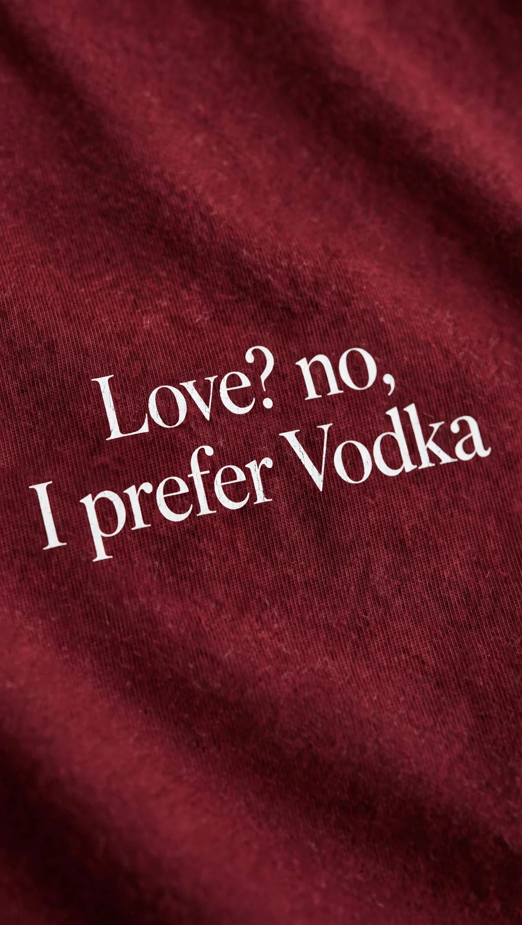 Pineberry Love or vodka Oversized Tee