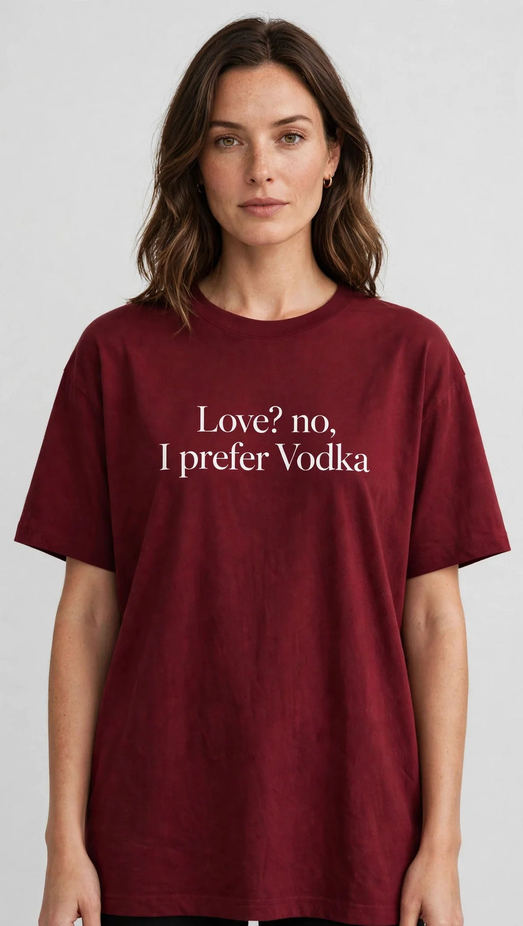 Pineberry Love or vodka Oversized Tee