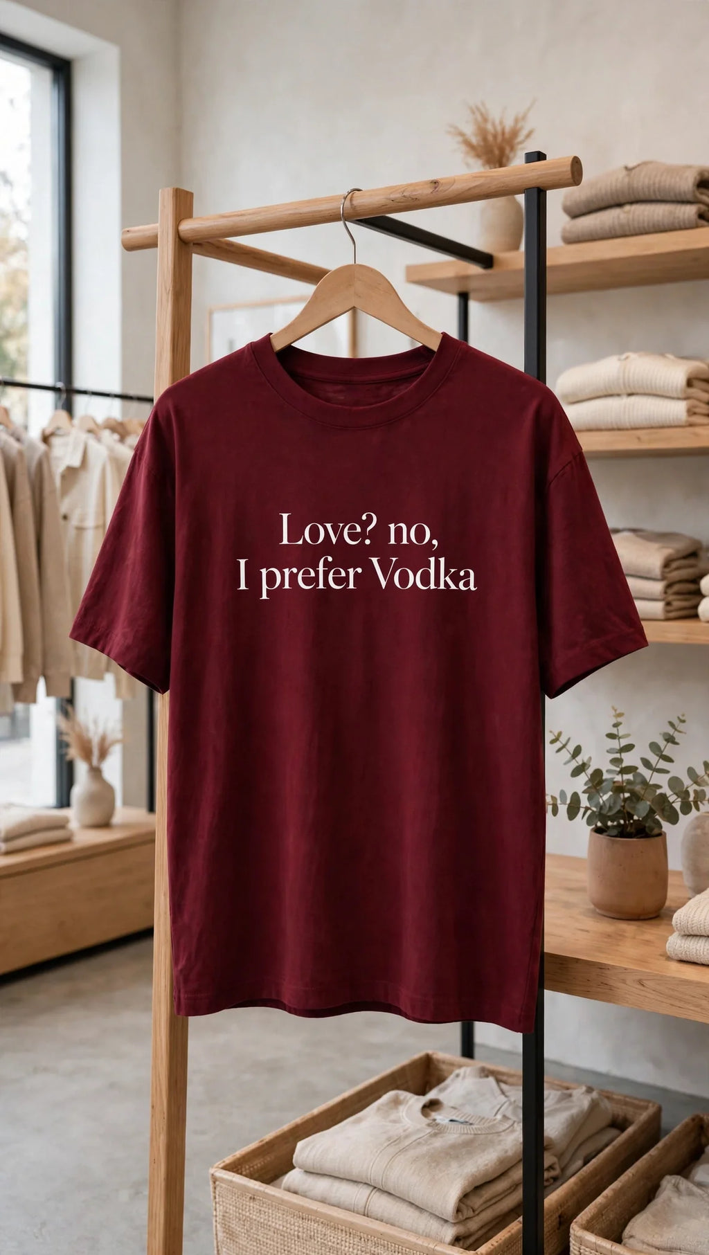 Pineberry Love or vodka Oversized Tee