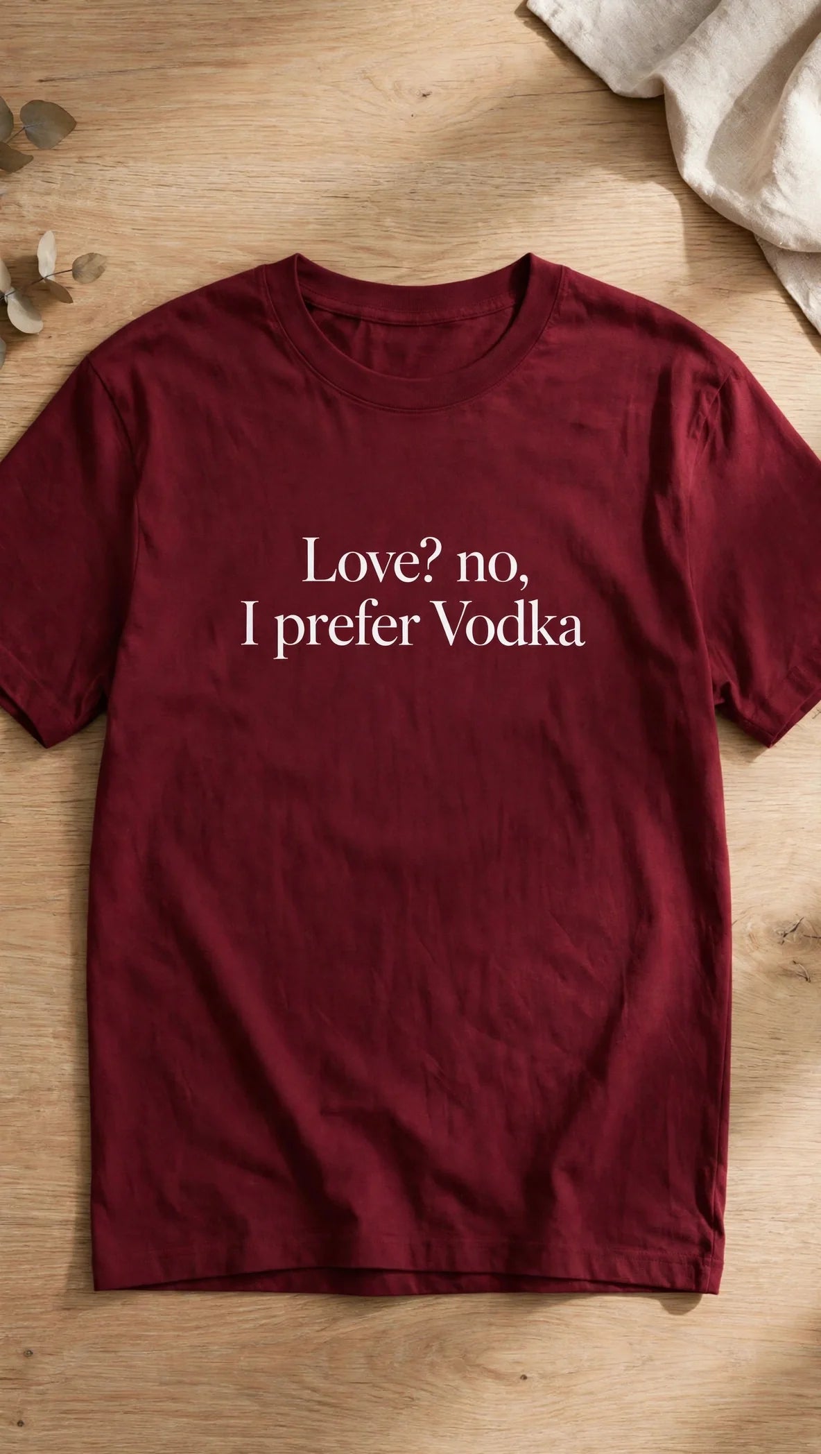 Pineberry Love or vodka Oversized Tee