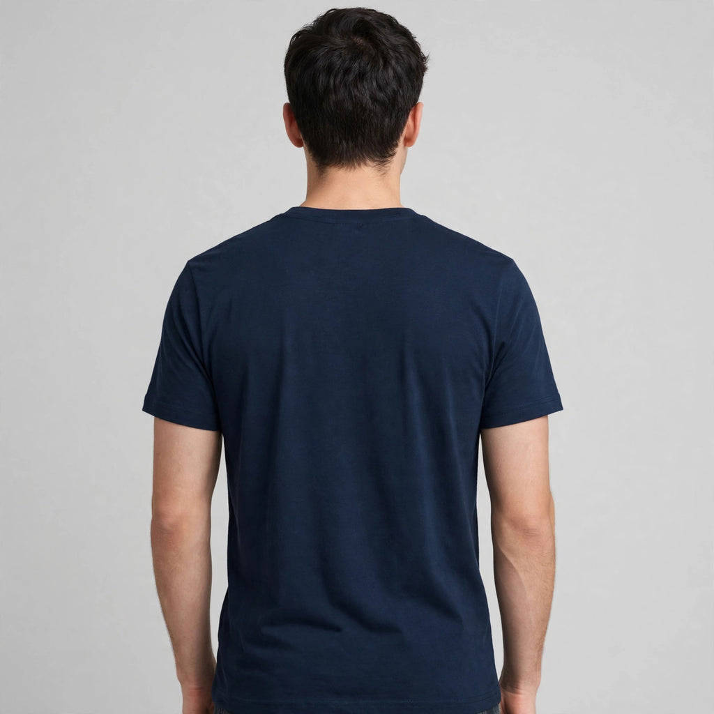 Desert Dreamscape Vintage Tee – Half Sleeve 180 GSM – worn by actor, back view