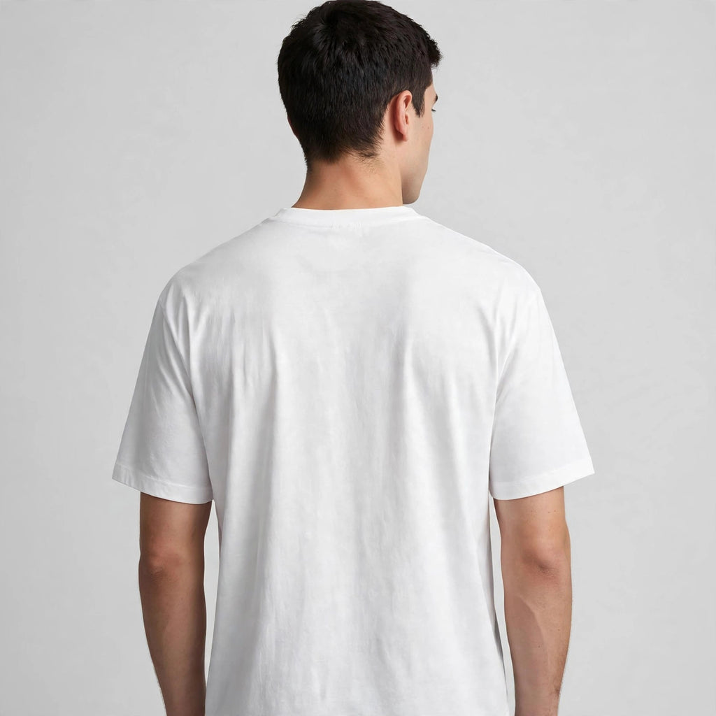 Be Who You Want To Be Tee – Half Sleeve 180 GSM – worn by actor, back view