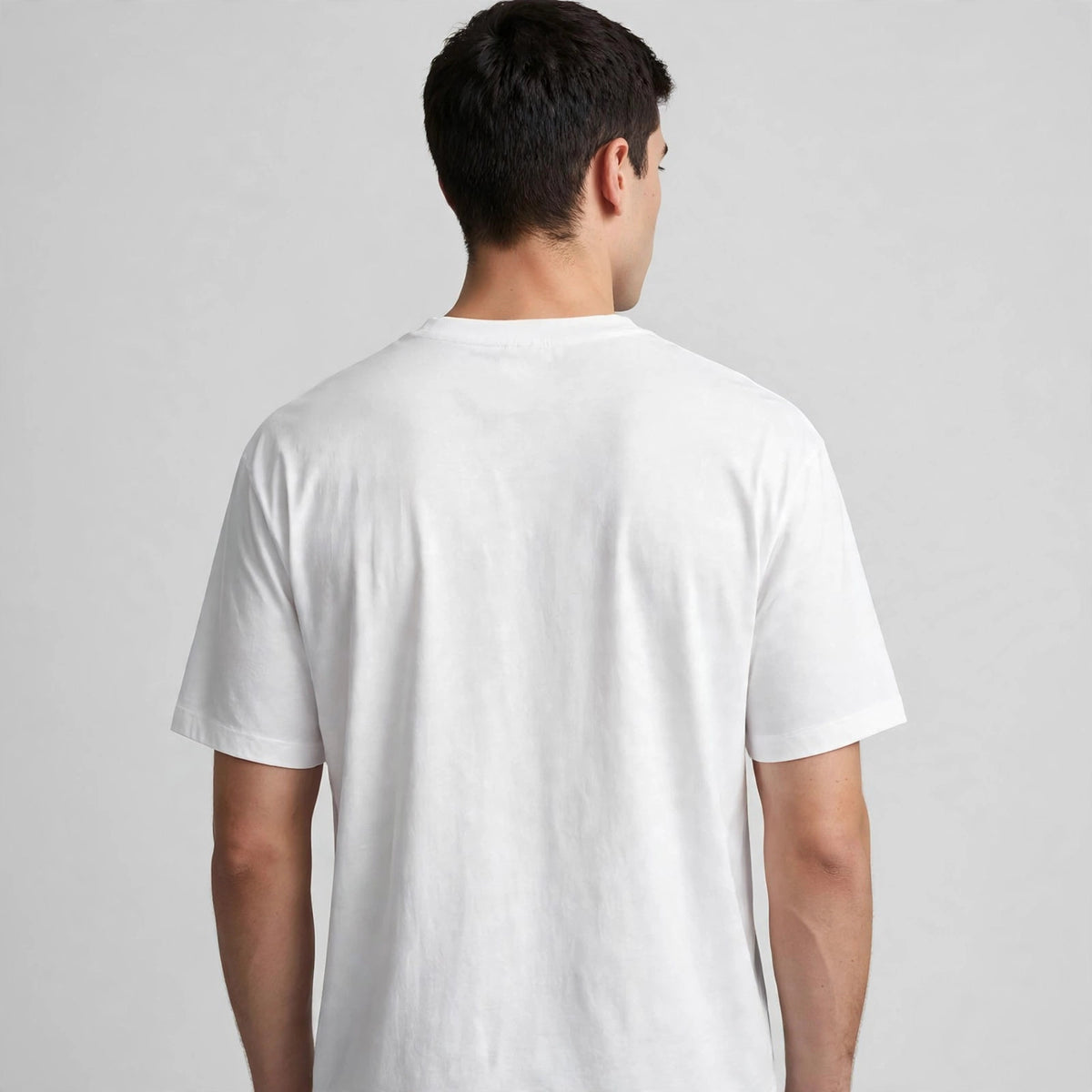Be Who You Want To Be Tee – Half Sleeve 180 GSM – worn by actor, back view