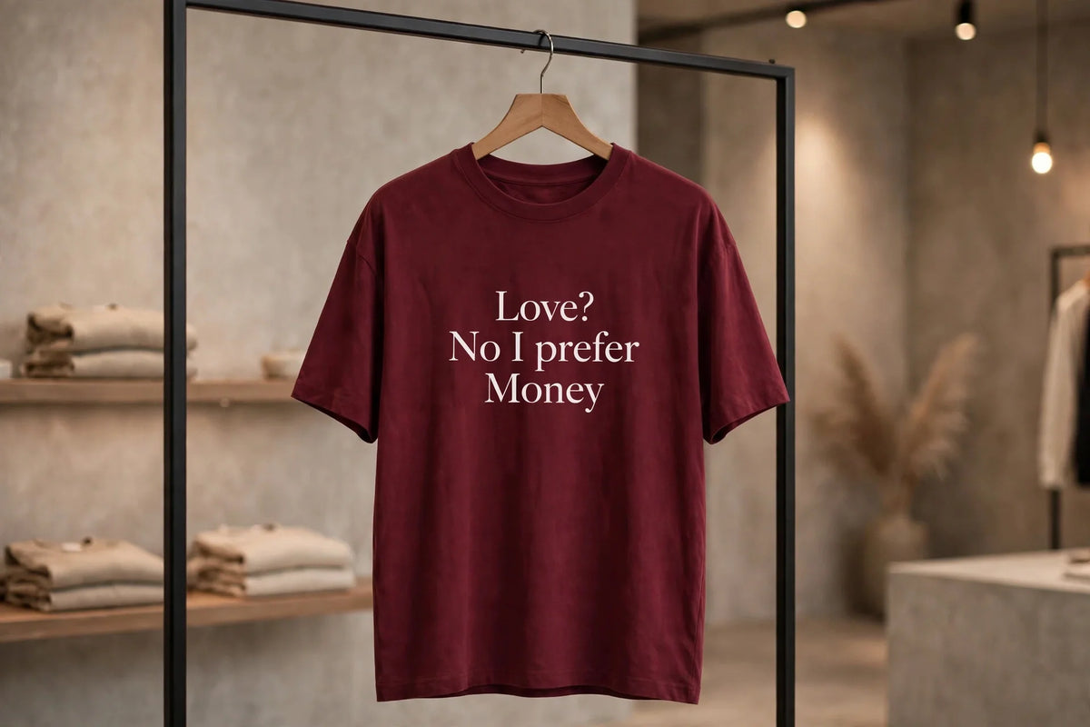 Pineberry Love or money Oversized Tee