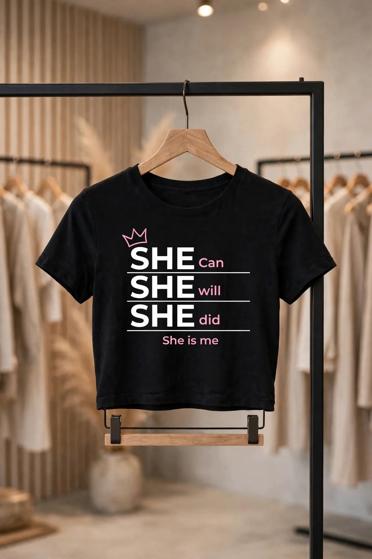 Pineberry She Is Me Crop Top
