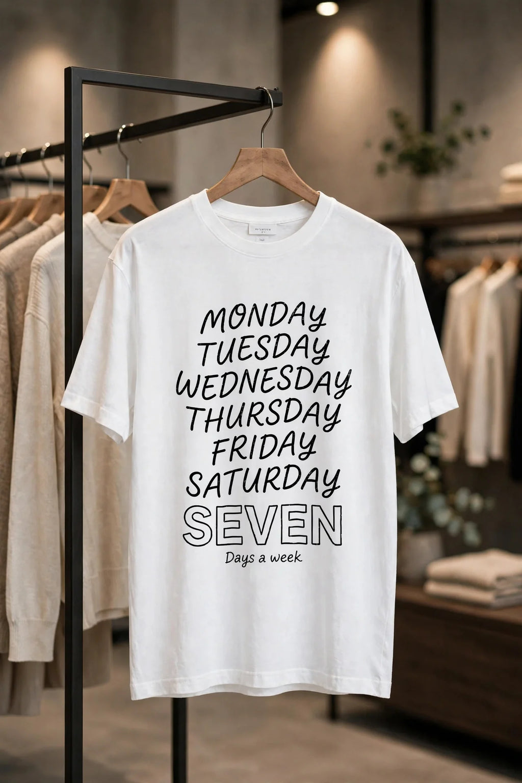 Pineberry Seven Days Oversized Tee