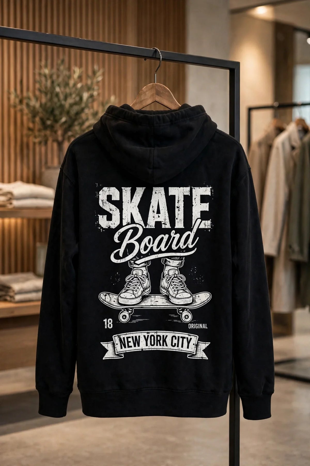 Pineberry Skate Board Hoodie