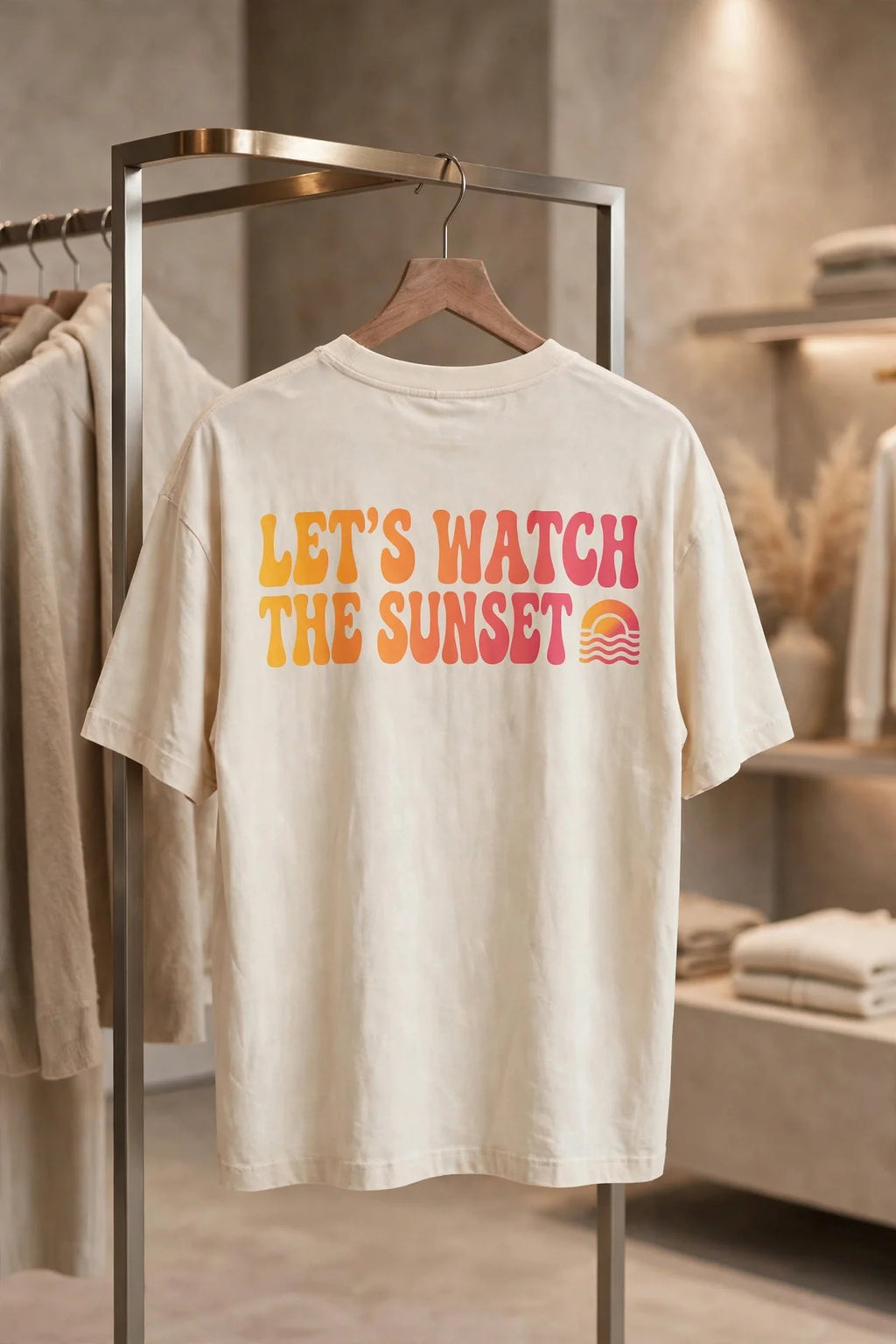 Pineberry Let's Watch The Sunset Oversized Tee