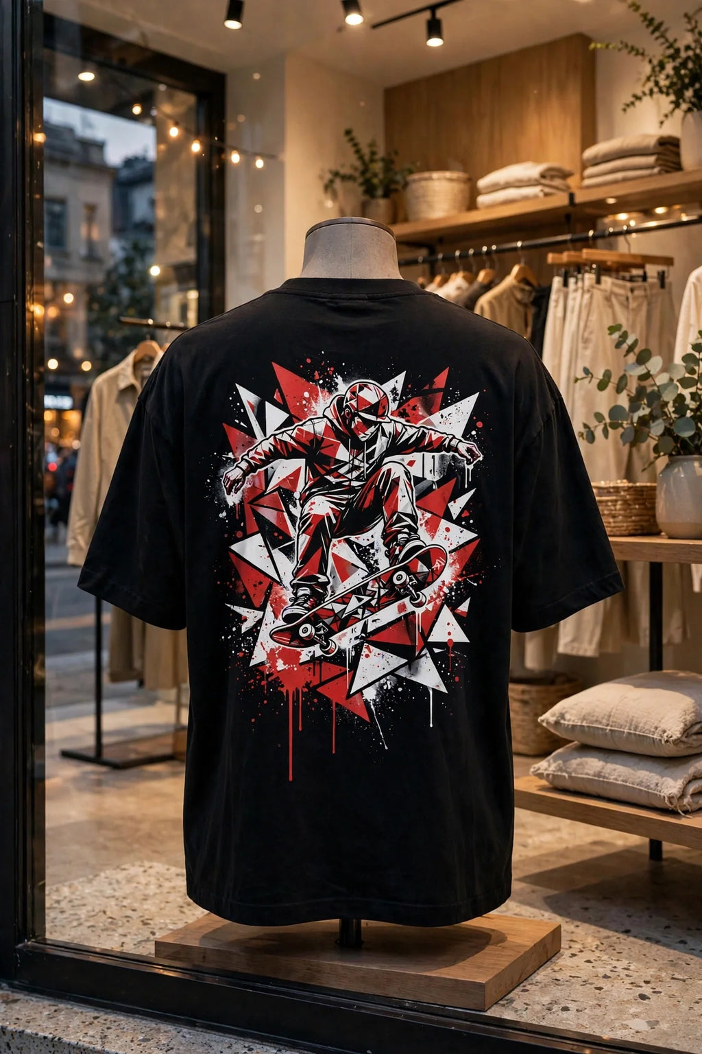 Pineberry Skate Man Oversized Tee