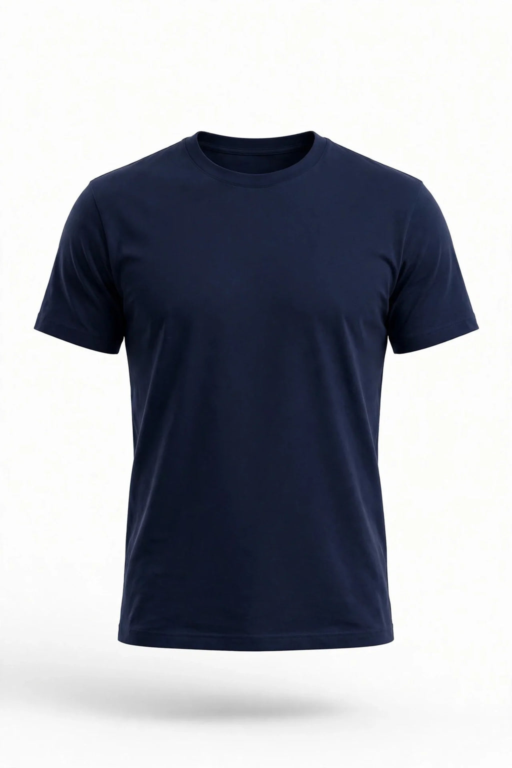 Women Navy Solid T-Shirt