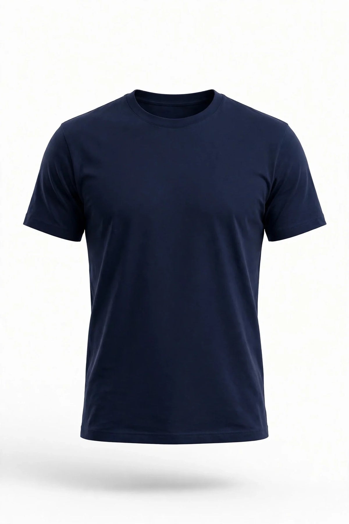 Women Navy Solid T-Shirt