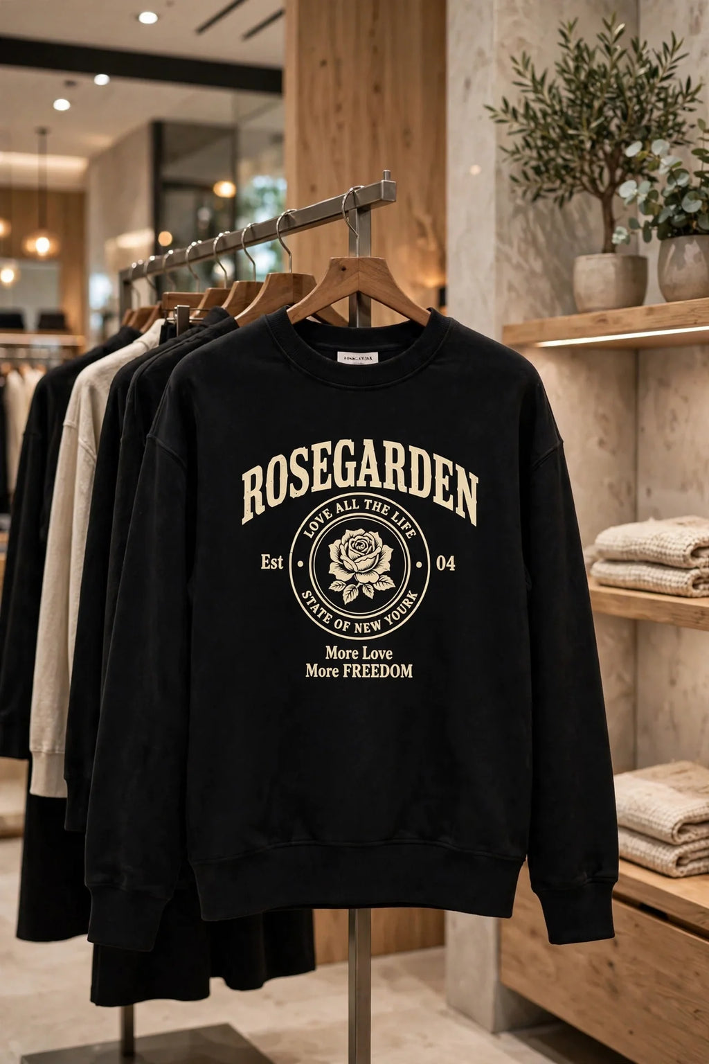 Pineberry Rose Garden Sweatshirt