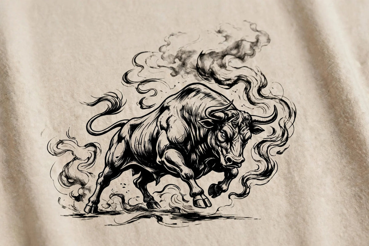 Pineberry Samurai & Bull Oversized Tee