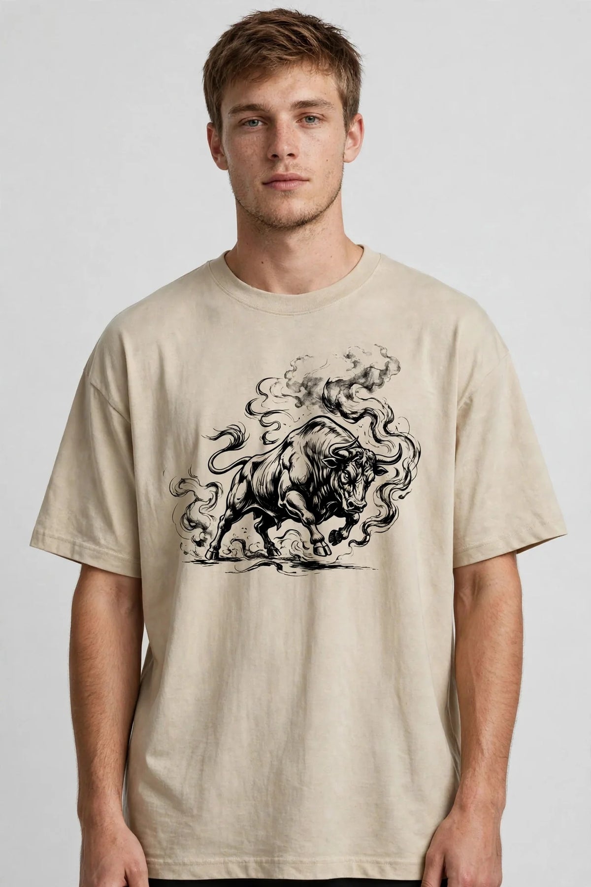 Pineberry Samurai & Bull Oversized Tee