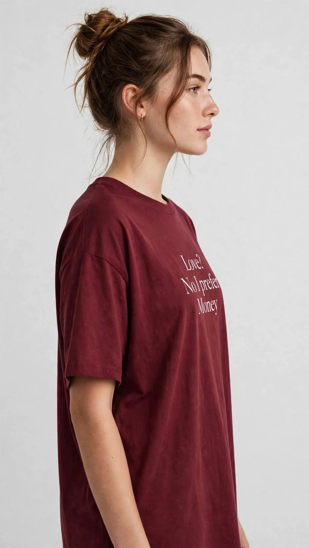 Pineberry Love or money Oversized Tee