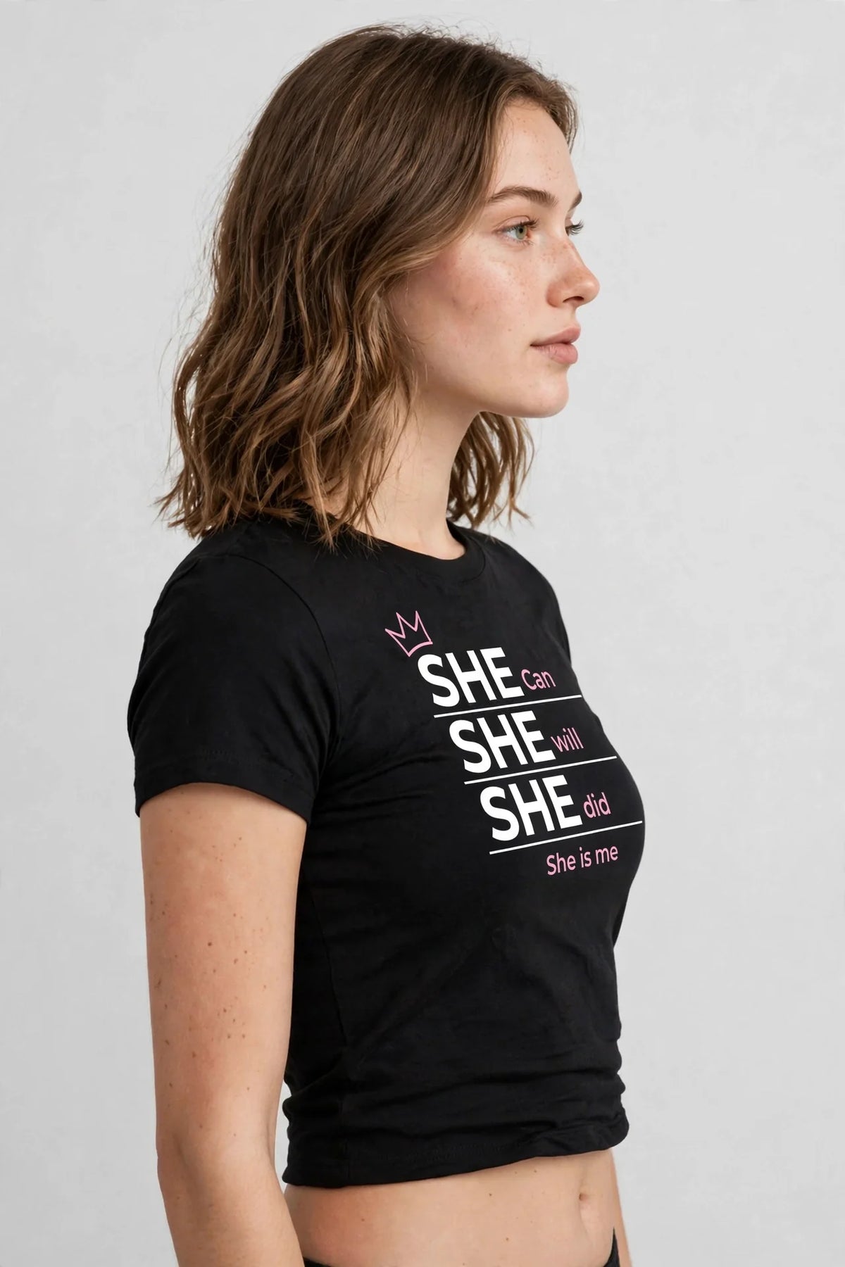 Pineberry She Is Me Crop Top