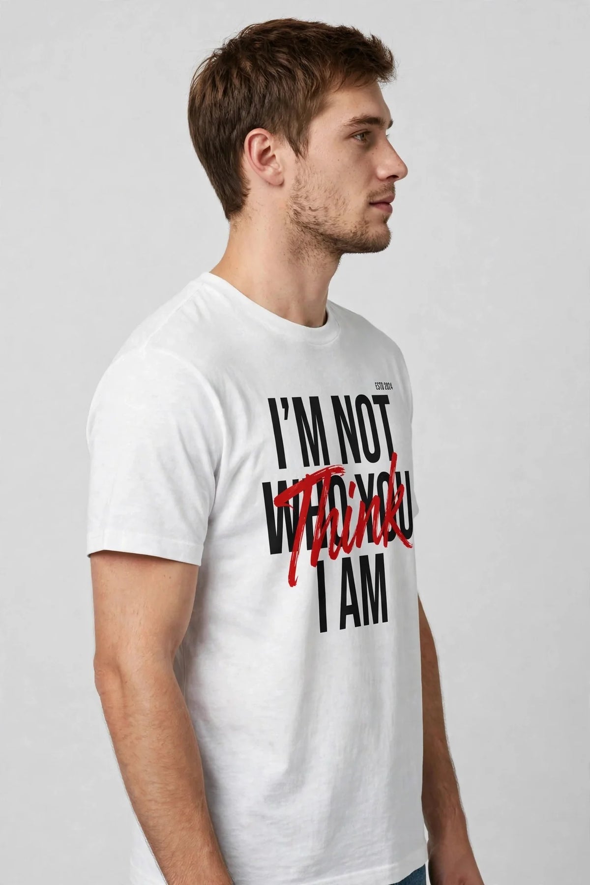 Pineberry Who I Am Half Sleeve Tee