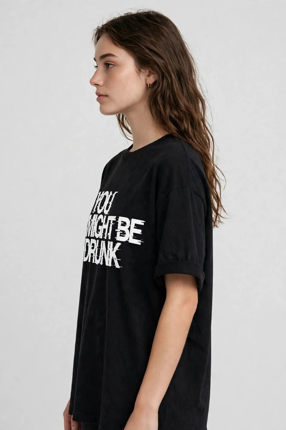 Pineberry Who cares Oversized Tee