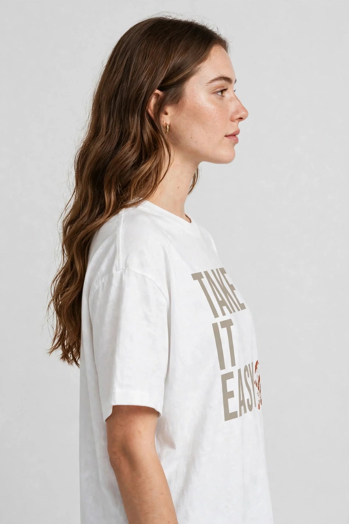 Pineberry Take It Easy Oversized Tee