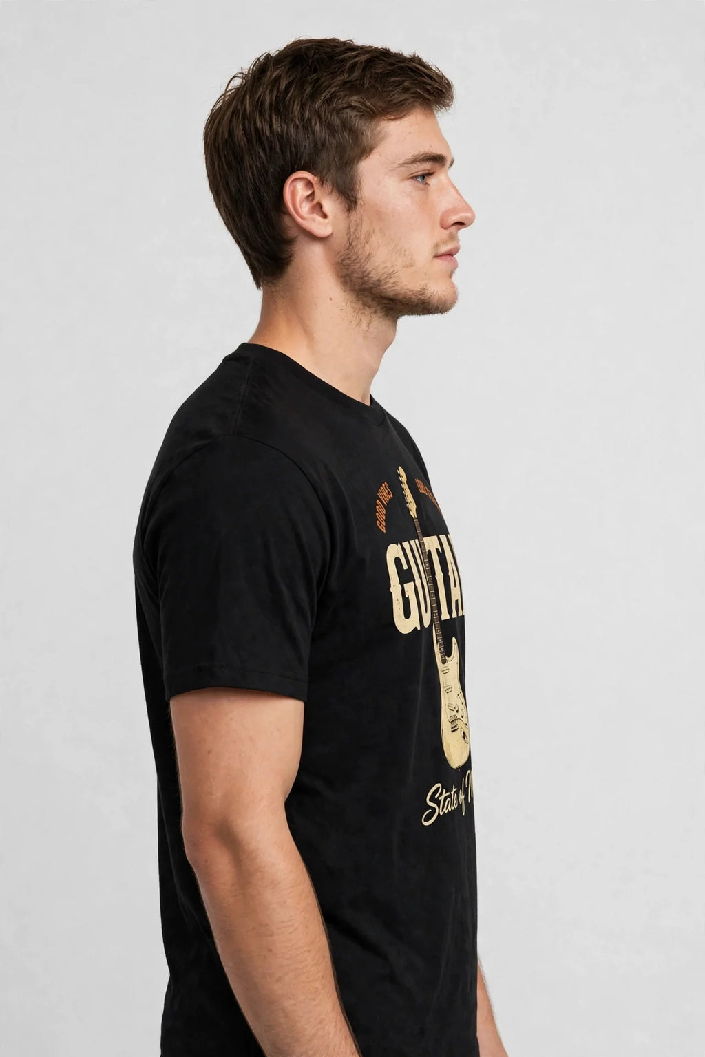 Pineberry Guitar Half Sleeve Tee
