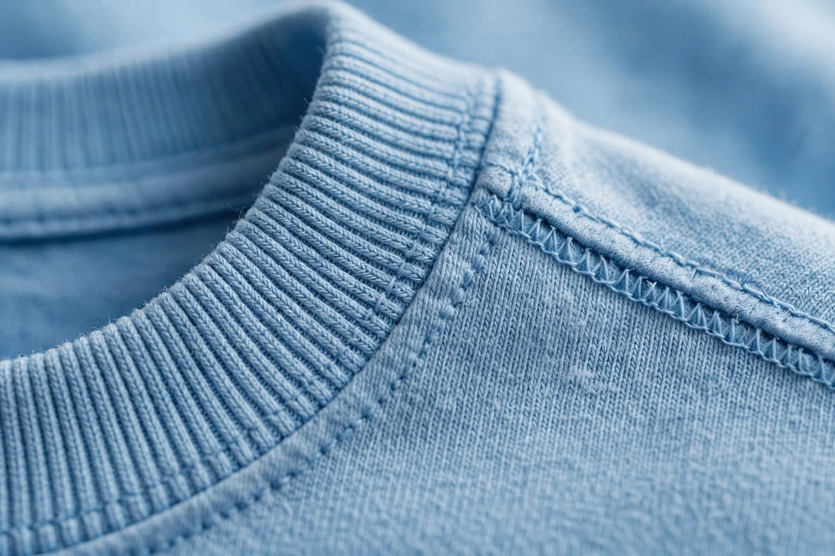 Men Sky Blue Solid T-Shirt