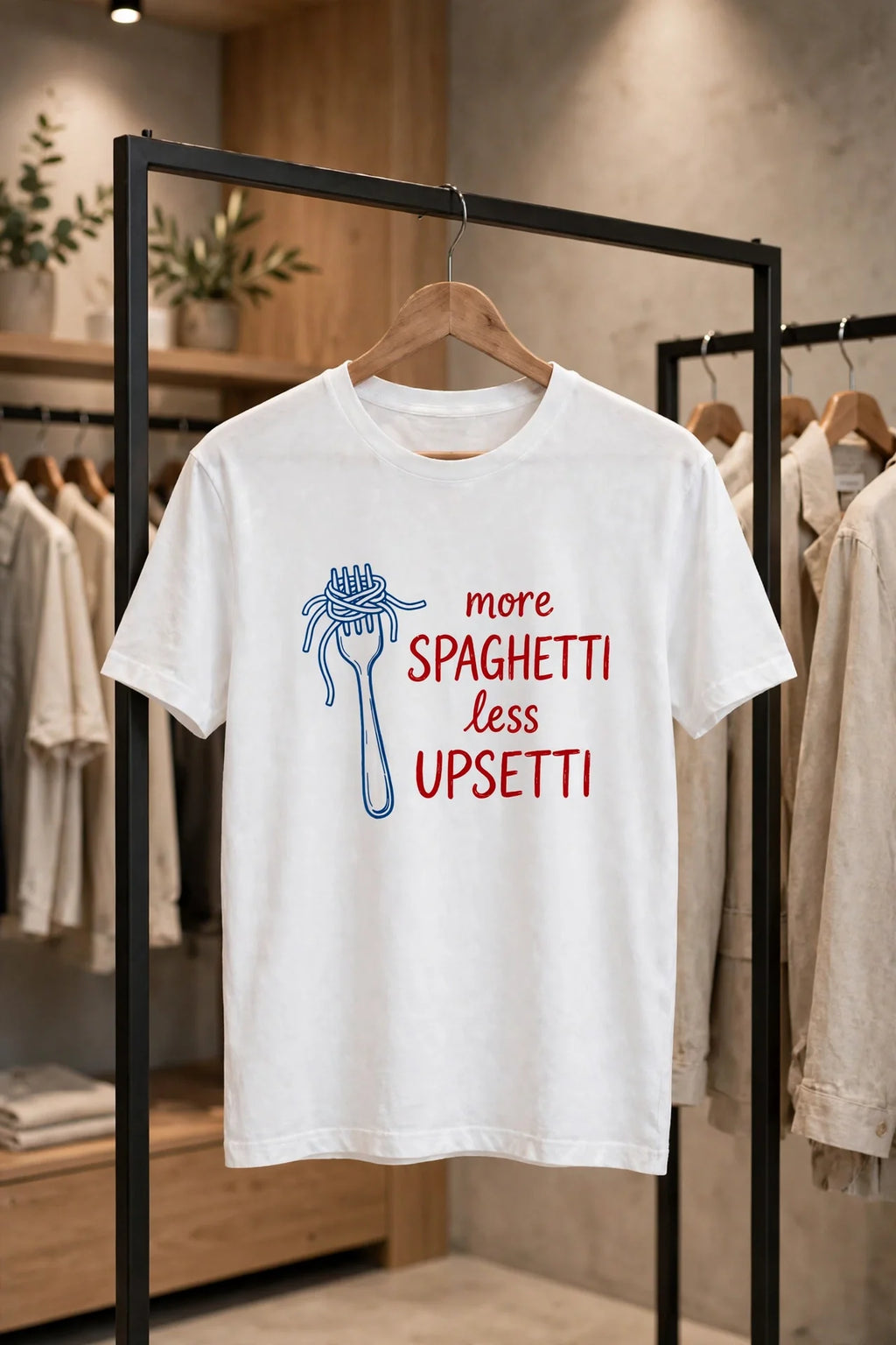 Pineberry More Spaghetti Less Upsetti Half Sleeve Tee