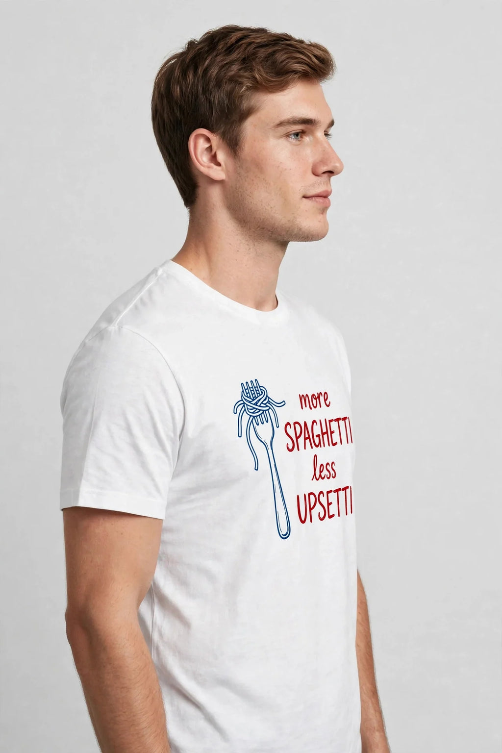 Pineberry More Spaghetti Less Upsetti Half Sleeve Tee