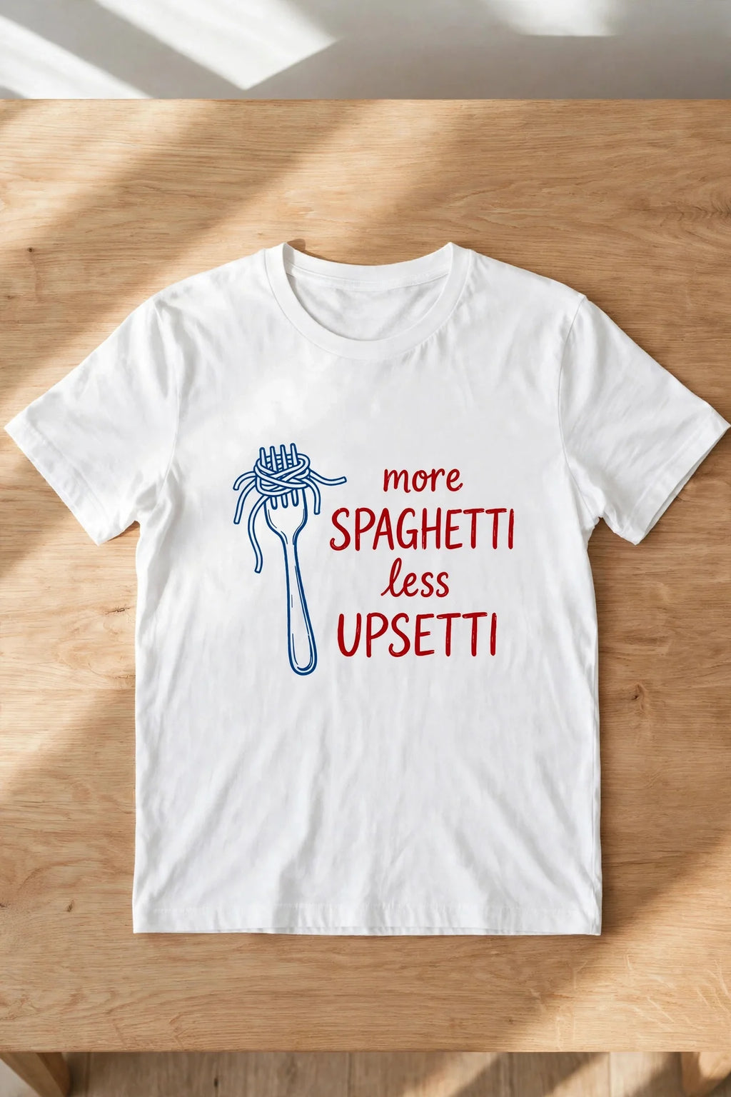 Pineberry More Spaghetti Less Upsetti Half Sleeve Tee