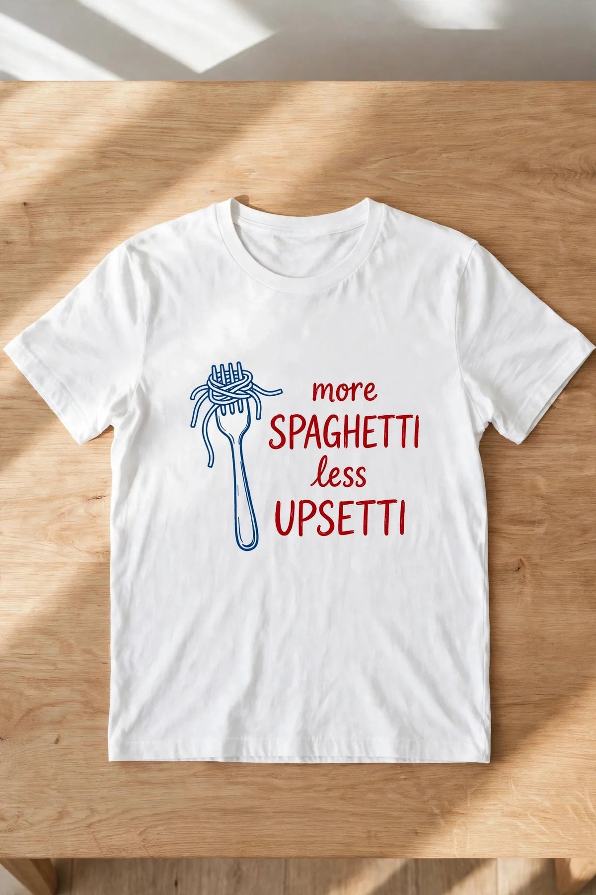 Pineberry More Spaghetti Less Upsetti Half Sleeve Tee
