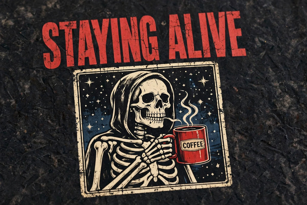 Pineberry Staying Alive Oversized Tee