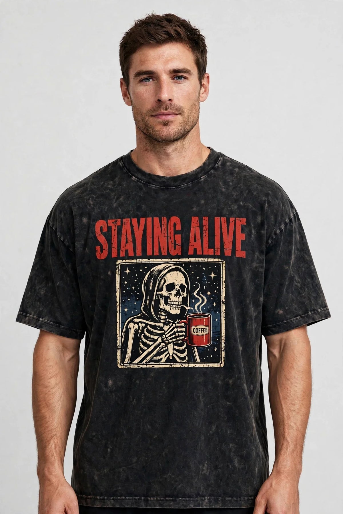 Pineberry Staying Alive Oversized Tee