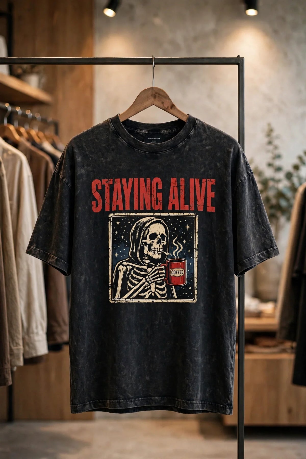 Pineberry Staying Alive Oversized Tee