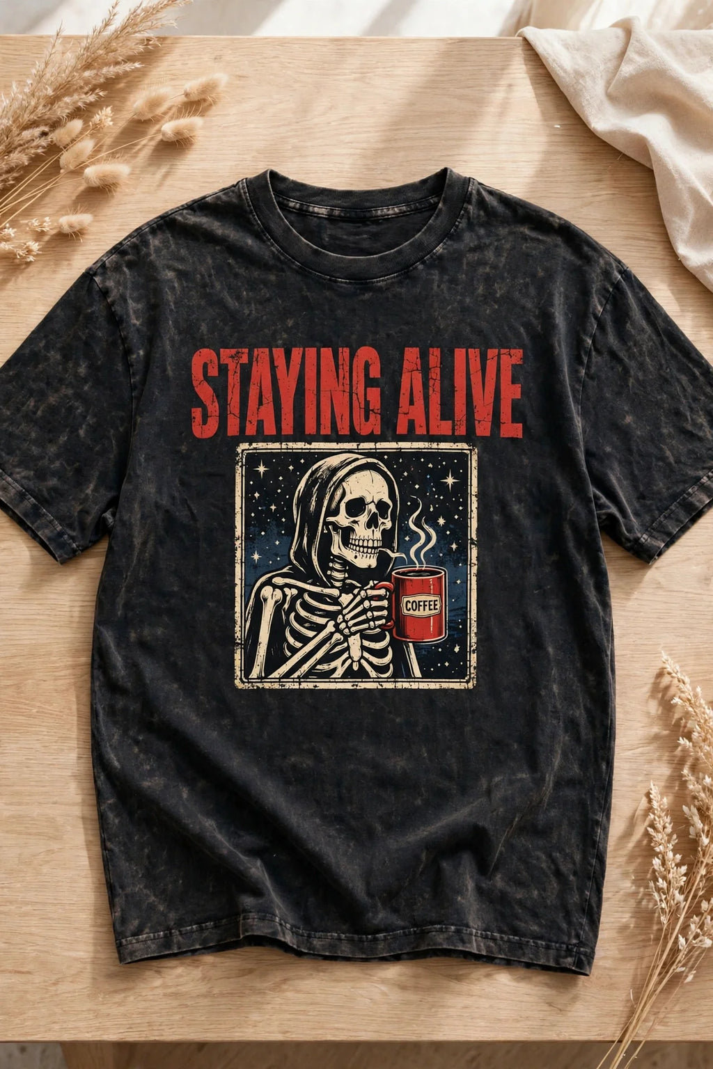 Pineberry Staying Alive Oversized Tee