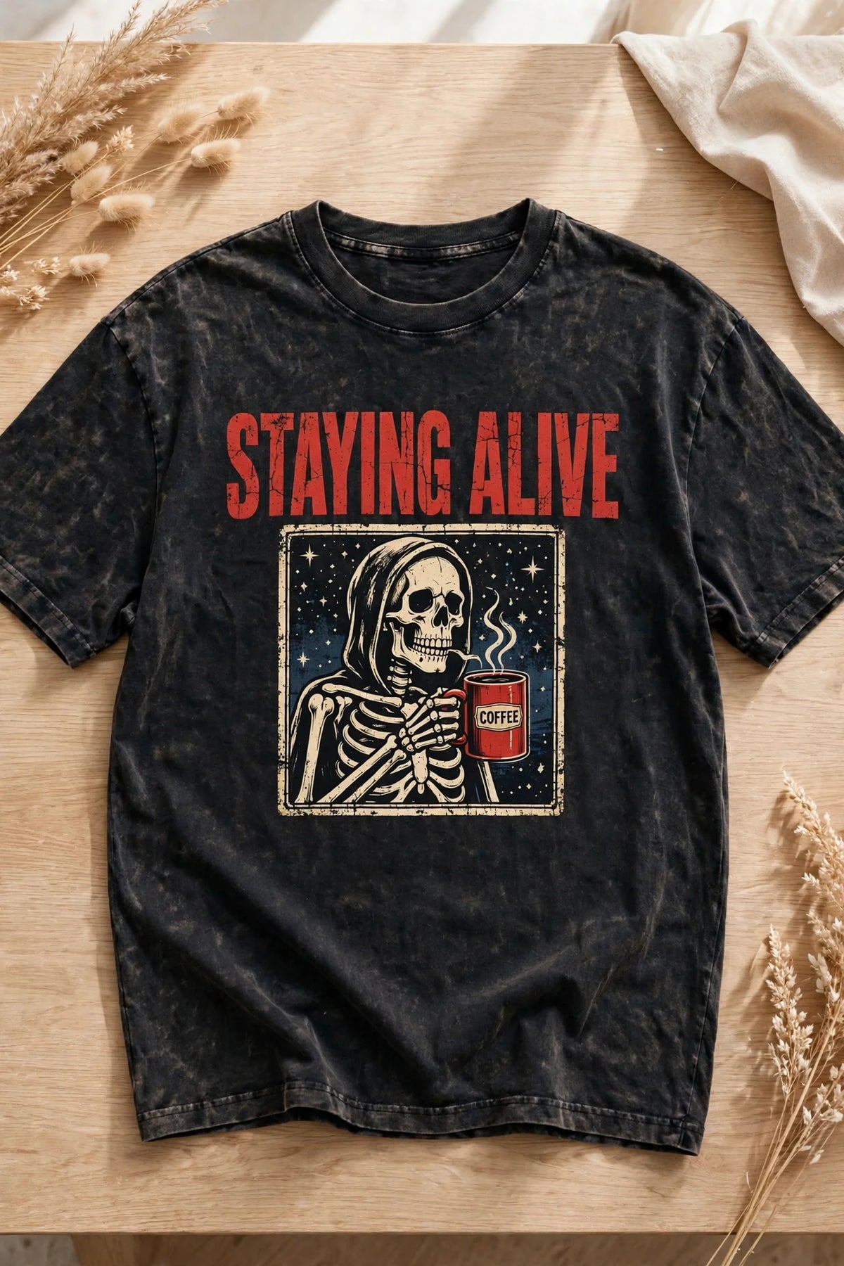 Pineberry Staying Alive Oversized Tee