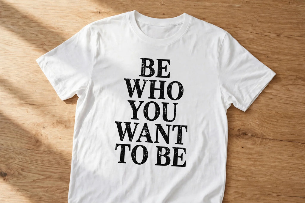 Pineberry Be Who You Want To Be Half Sleeve Tee