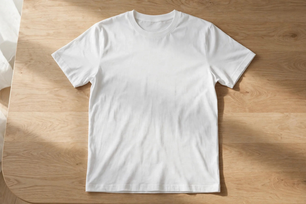 Men Arctic White Solid T-Shirt