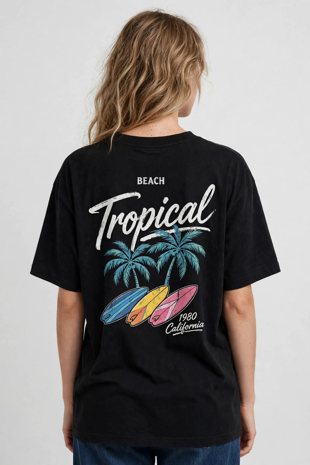 Pineberry Tropical Oversized Tee