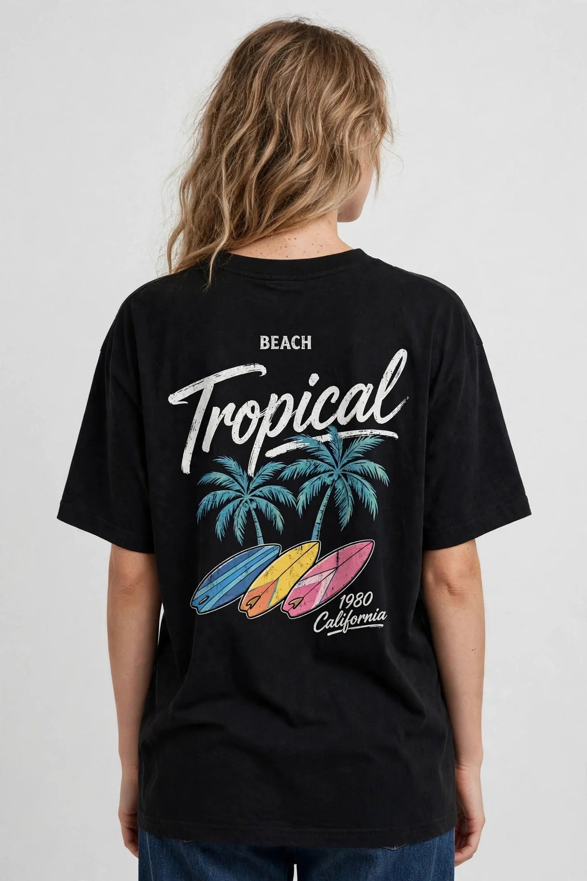 Pineberry Tropical Oversized Tee