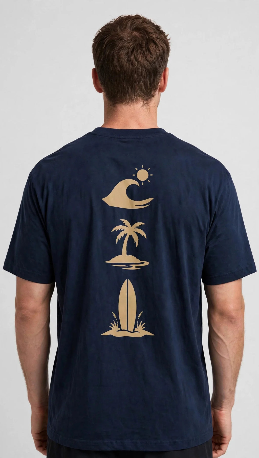 Pineberry Tropical beach and surf Oversized Tee