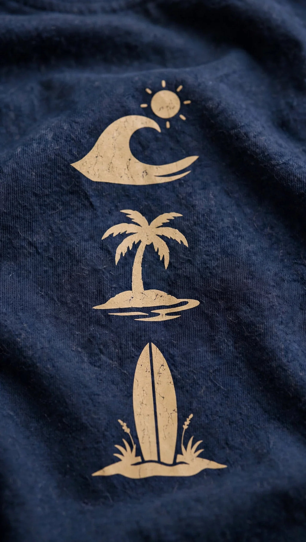Pineberry Tropical beach and surf Oversized Tee