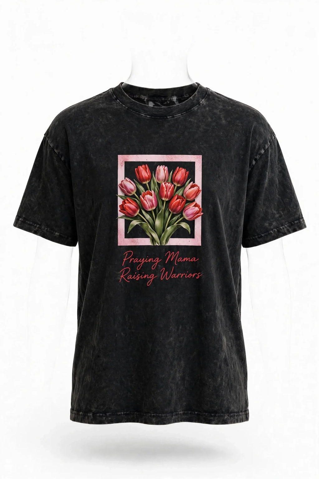 Pineberry Tulips Oversized Tee