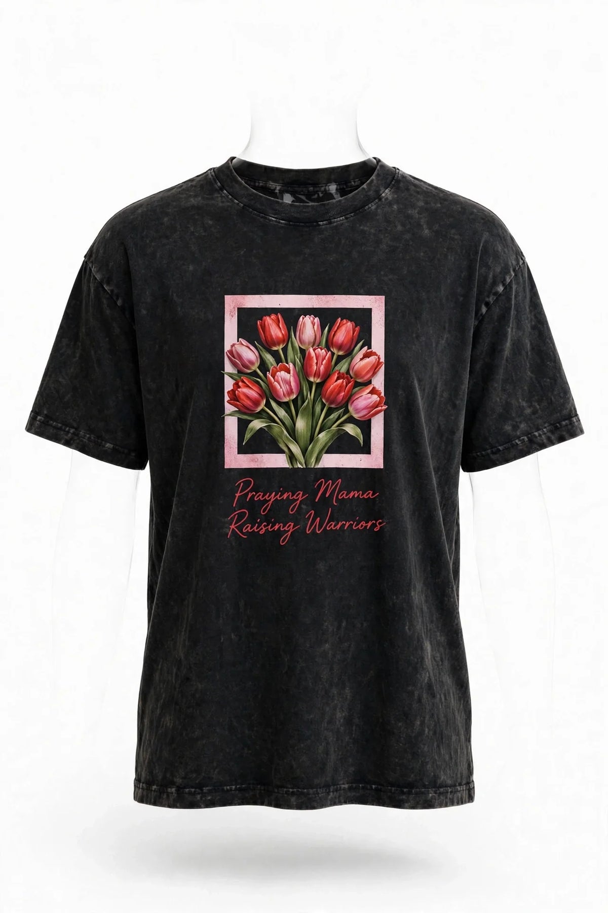 Pineberry Tulips Oversized Tee