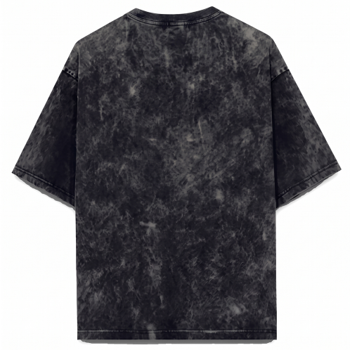 Staying Alive Acid Washed Oversized Tee – 200 GSM – back view